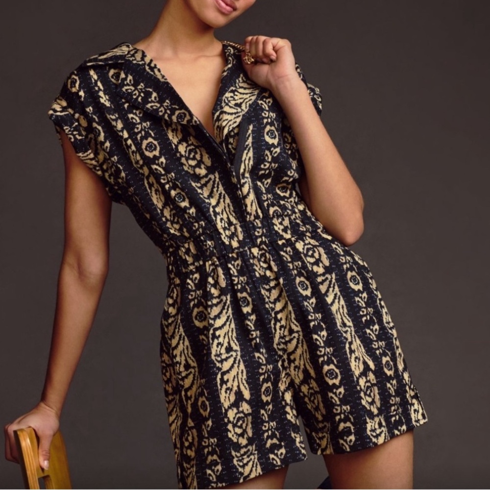 Anthropologie Tiny Brand Ella Romper size Large